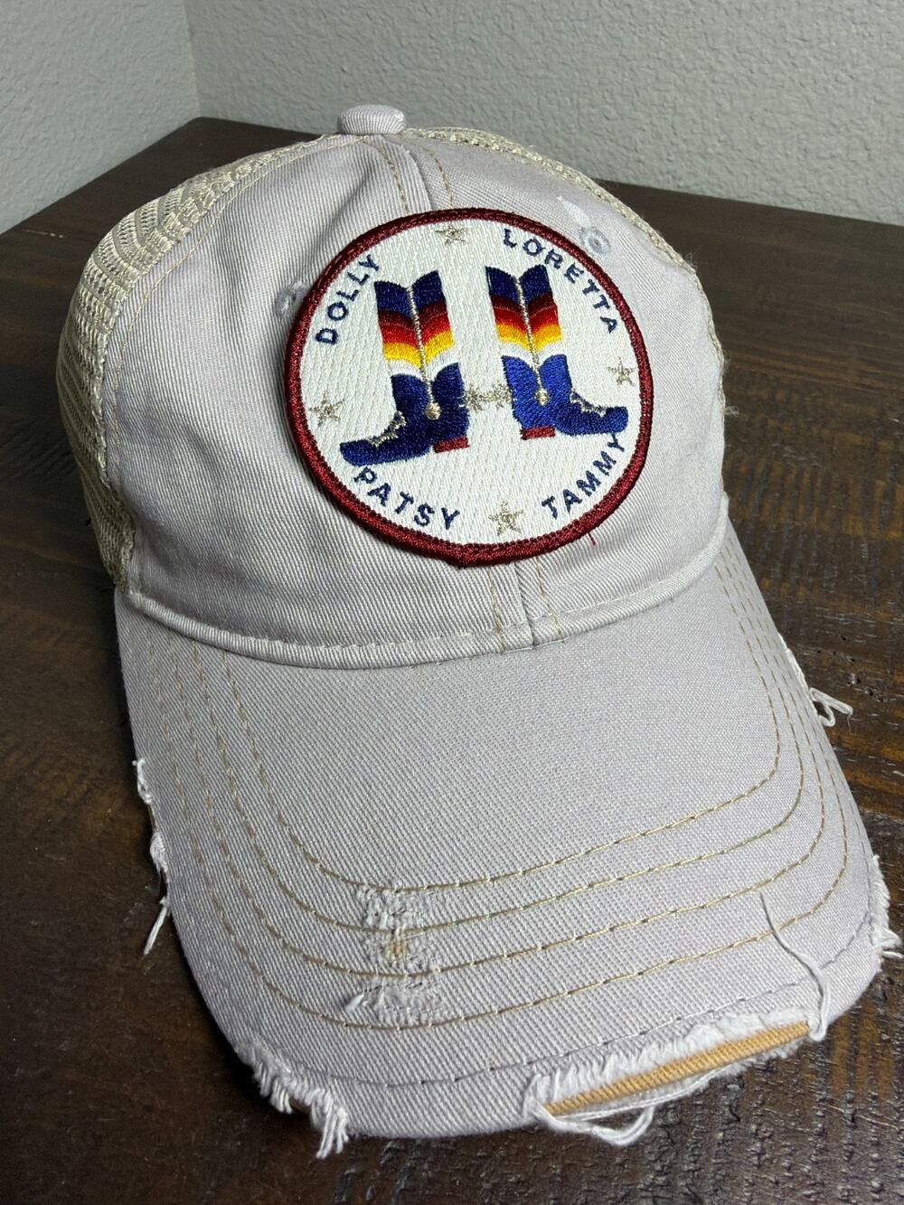 Judith March Queens of Country Dolly Parton Loretta Patsy Tammy Trucker Hat Cap